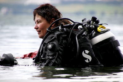Diving in Lake Zug