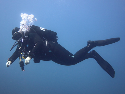 Diving in Lake Lucerne